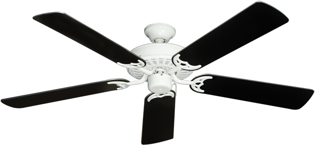 Fan Png Black And White - Ceiling Fan (800x392), Png Download