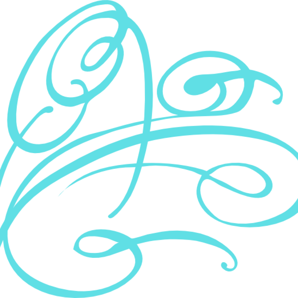Swirl Clipart Teal - Swirls Clip Art (1024x1024), Png Download