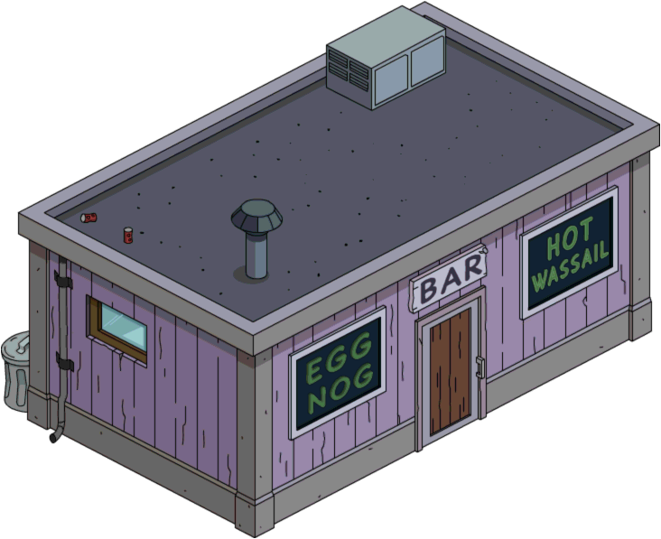 Tapped Out Egg Nog Bar - House (732x597), Png Download