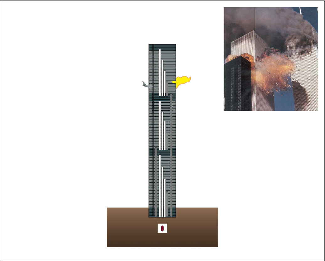 4 Comparison Of The Observed Destruction Stages With - Tower Block (1036x830), Png Download
