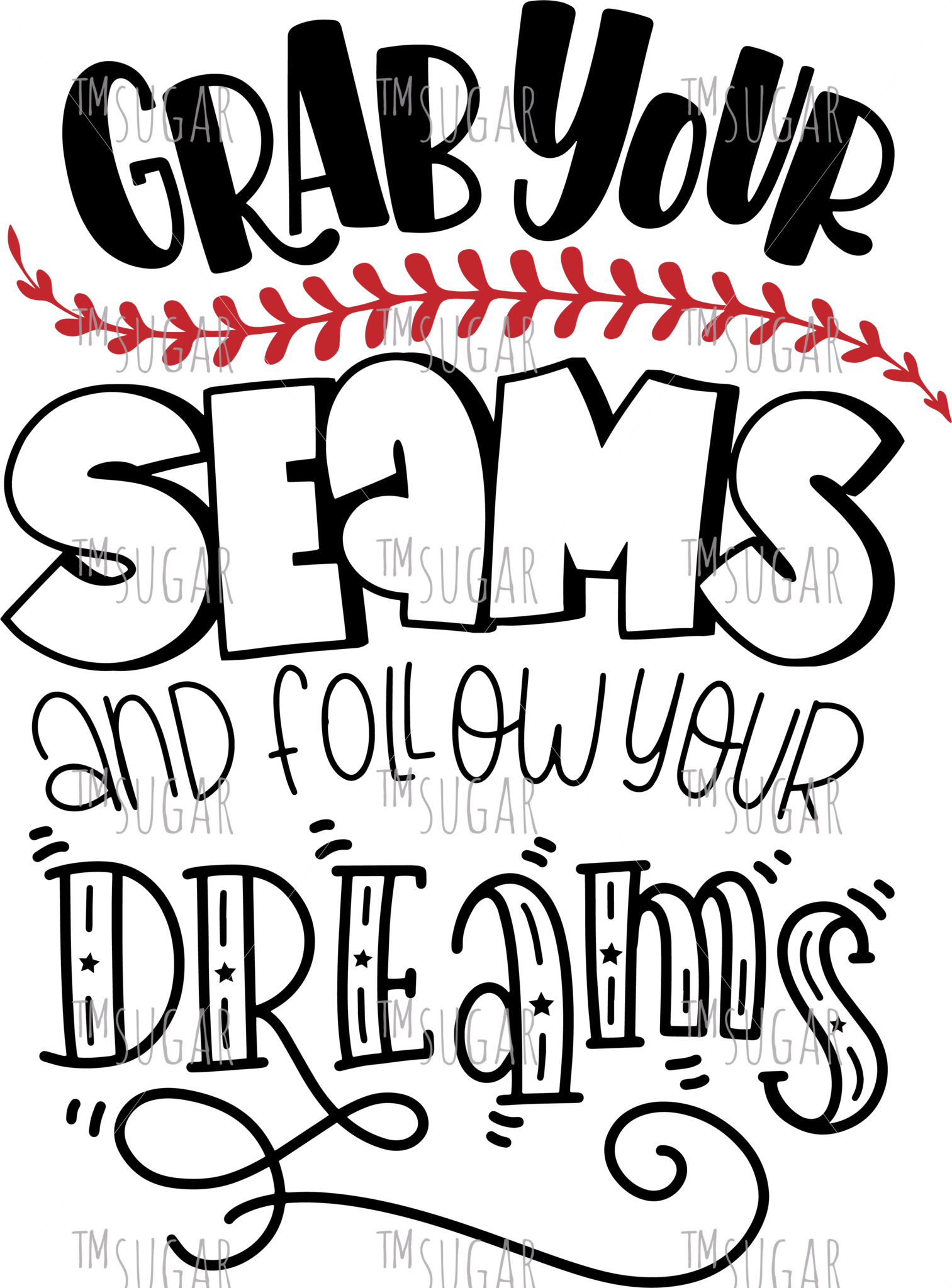 Grab Your Seams - Poster (1513x2048), Png Download