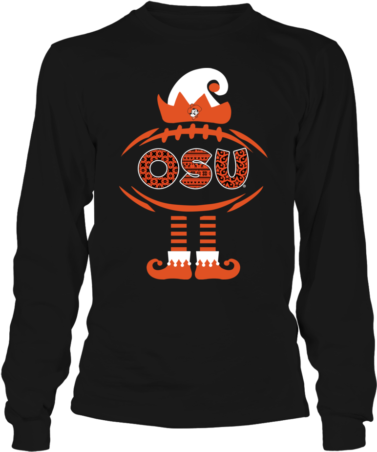 Oklahoma State Cowboys - Jack Skellington Mom Shirt (1000x1000), Png Download