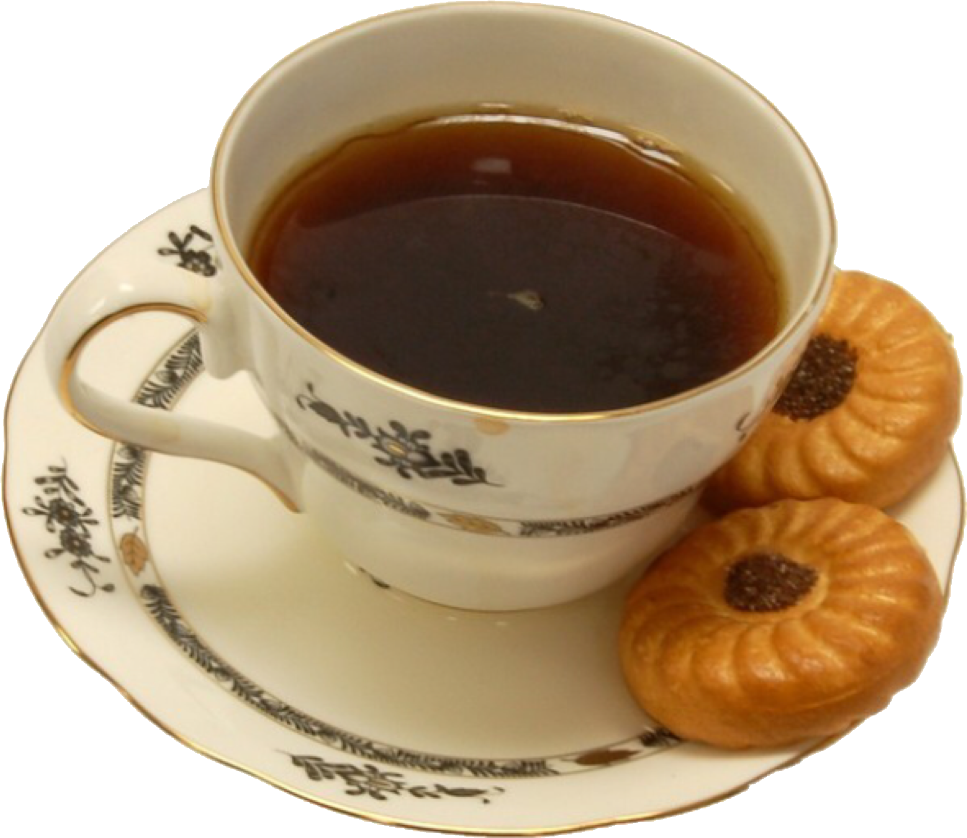 Coffee And Biscuits / Polyvore Food Png, Tea Cup Saucer, - Garden Pngs Moodboard Polyvore (2048x1738), Png Download