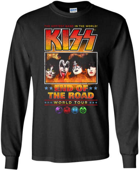 Kiss End Of The Road World Tour Shirt (600x600), Png Download