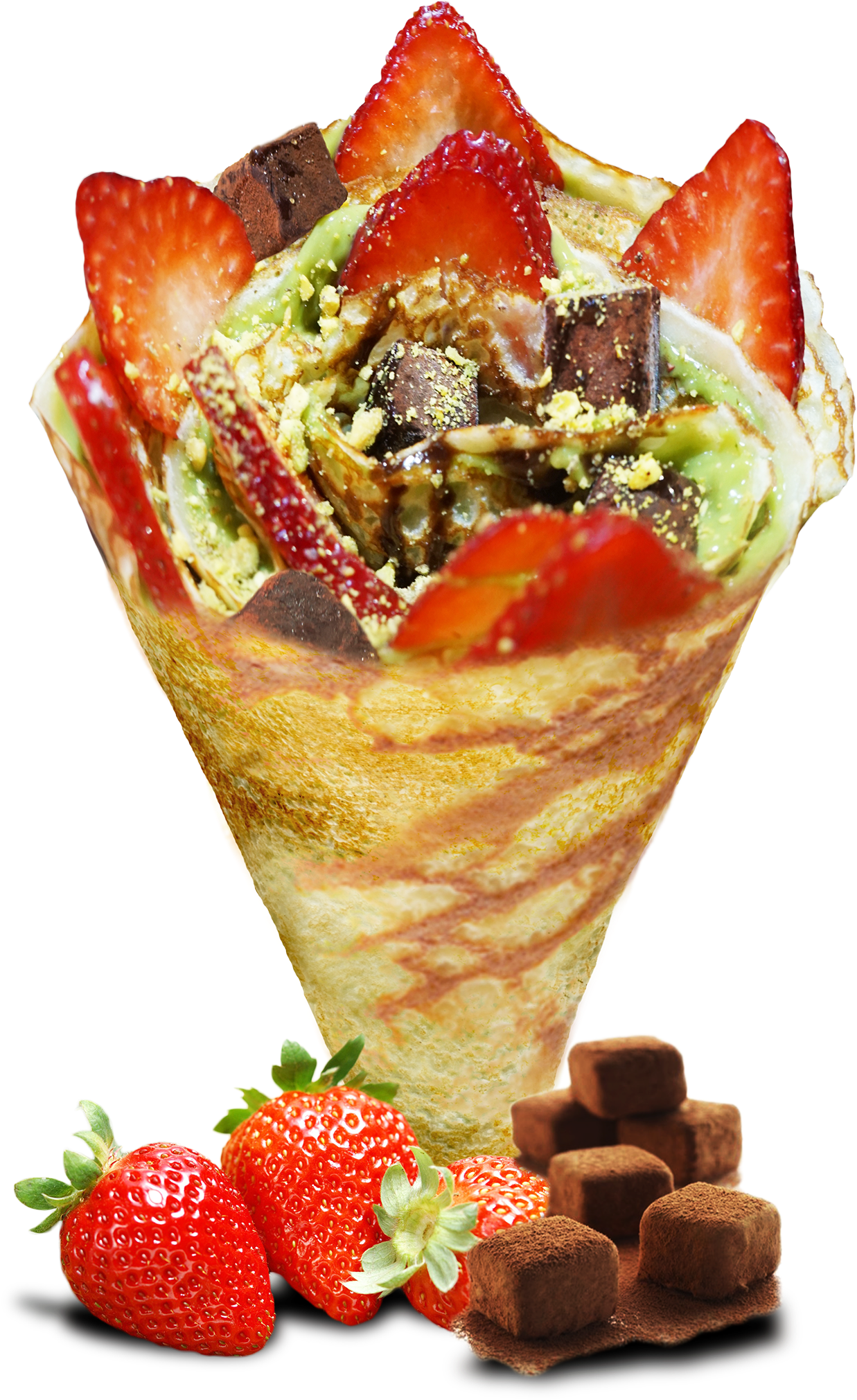Matcha Chocolate Truffles - Swirl Crepes (1440x2160), Png Download