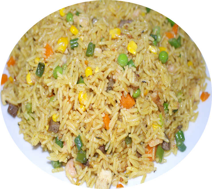 740 X 660 5 - Fried Rice With Chicken Fish Png (740x660), Png Download