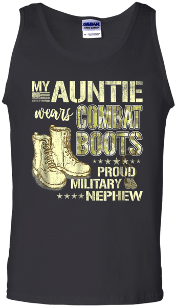 My Auntie Wears Combat Boots Proud Military Nephew (600x600), Png Download