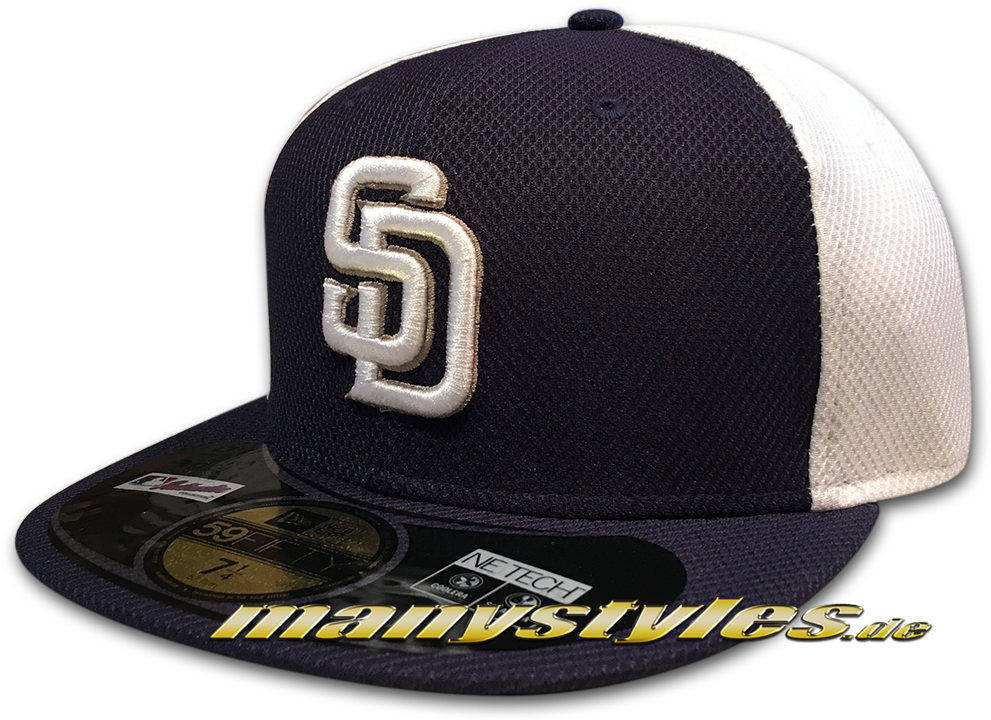 San Diego Padres 59fifty Mlb Diamond Era Series On - San Diego Baseball Cap (1000x808), Png Download