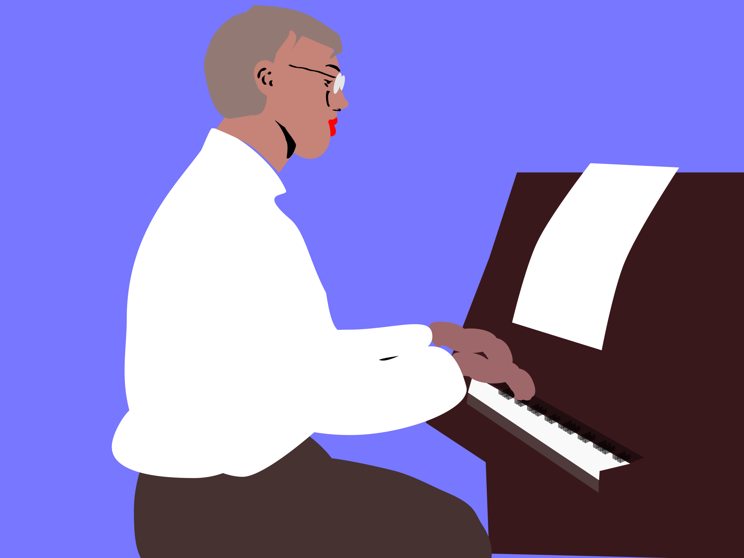 Pianist Clipart - Illustration (2400x1800), Png Download