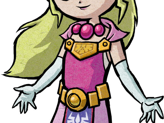 The Legend Of Zelda Clipart Princess Zelda - Princess Zelda Wind Waker Crown (640x480), Png Download
