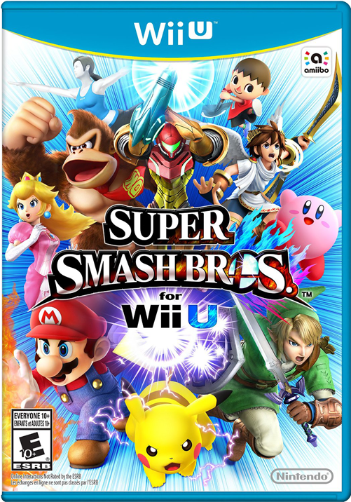 Super Smash Bros - Super Smash Bros For Wii U Game (595x822), Png Download