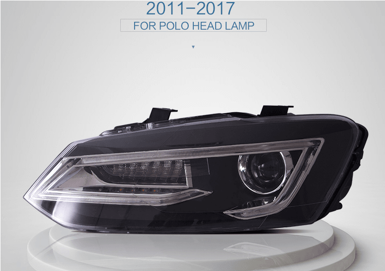 Vw Polo Custom Headlights - Volkswagen Polo (774x774), Png Download