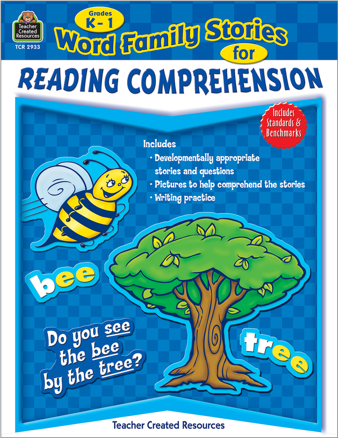Tcr2933 Word Family Stories For Reading Comprehension - Understanding Reading Comprehension: Processes And (900x900), Png Download