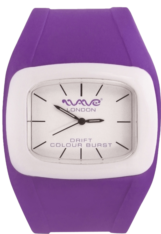 Drift Colour Burst Purple White Unisex Watch - Analog Watch (640x960), Png Download