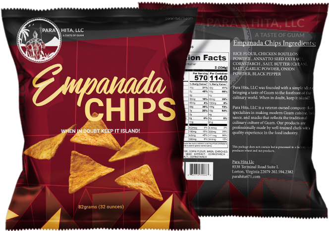 Para Hita Empanada Chips Mockup - Tortilla Chip (900x749), Png Download