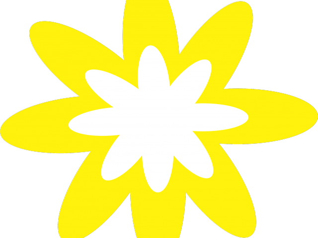 Yellow Flower Clipart Yellow Daisy - Sunflower (640x480), Png Download