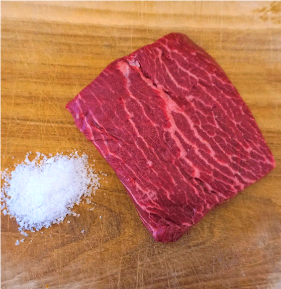 Wagyu Flat Iron Steak - Flat Iron Steak (558x744), Png Download