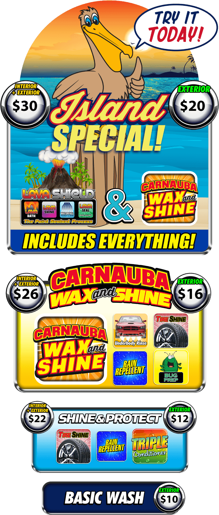 Welcome To Island Car Wash - Cartoon (759x1752), Png Download