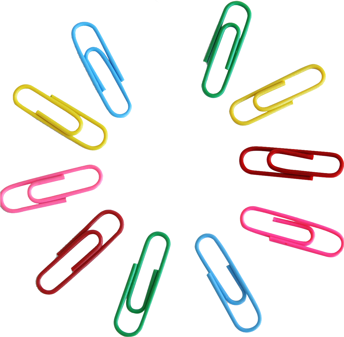 Paper Adhesive Tape Binder - Colored Paper Clips Transparent (1200x1200), Png Download