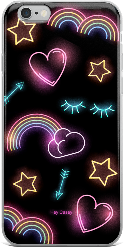 Neon Fantasy Phone Case - Mobile Phone (1000x1000), Png Download