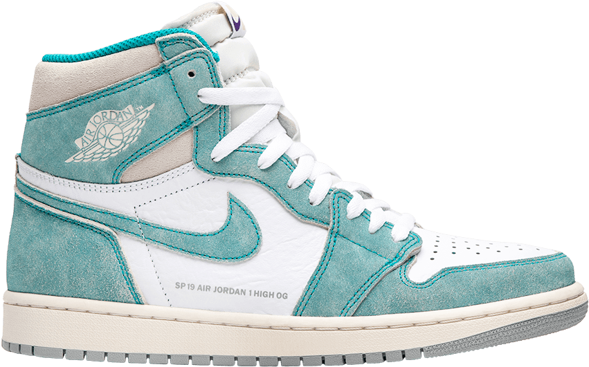 Air Jordan 1 Retro High Og 'turbo Green' - Jordan 1 Turbo Green (1000x1000), Png Download
