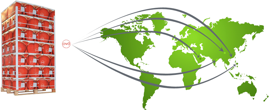 Is The Owner Of Ovo Trademark Well Known In Many Far - World Map (907x375), Png Download