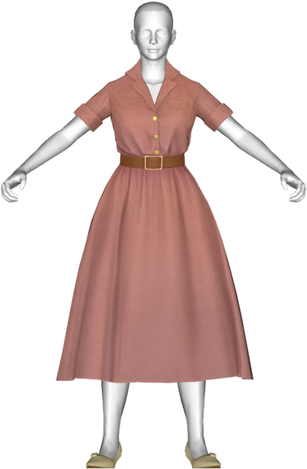 Laundered Rose Dress - Fallout 76 Dress Location (1200x756), Png Download