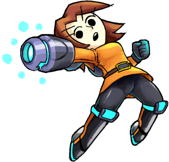 Mii Gunner Action Pose - Mii Gunner Porn (600x597), Png Download