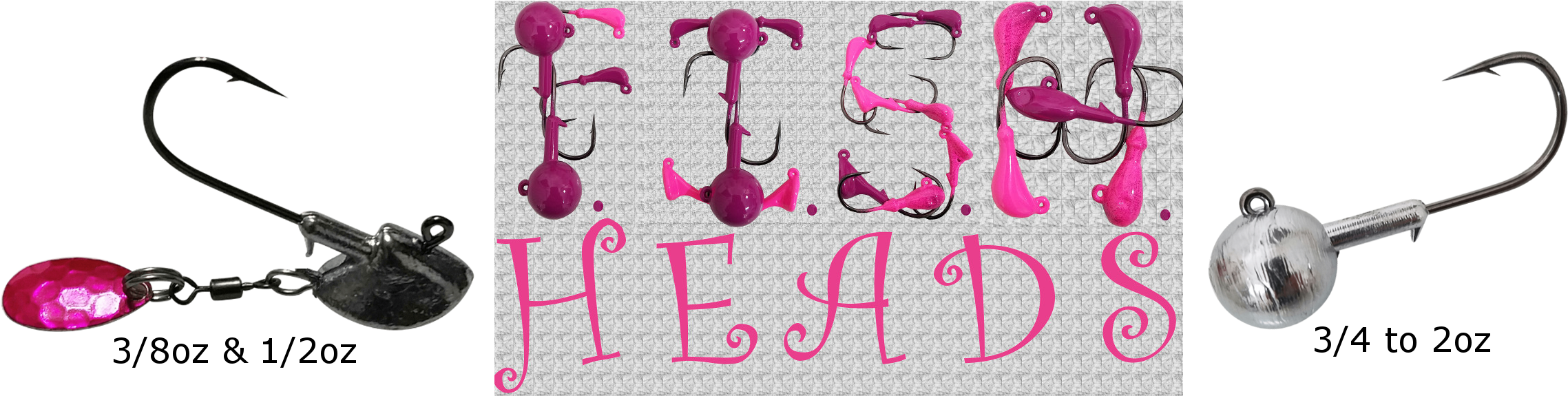 F - I - S - H - Heads - Graphic Design (2334x574), Png Download
