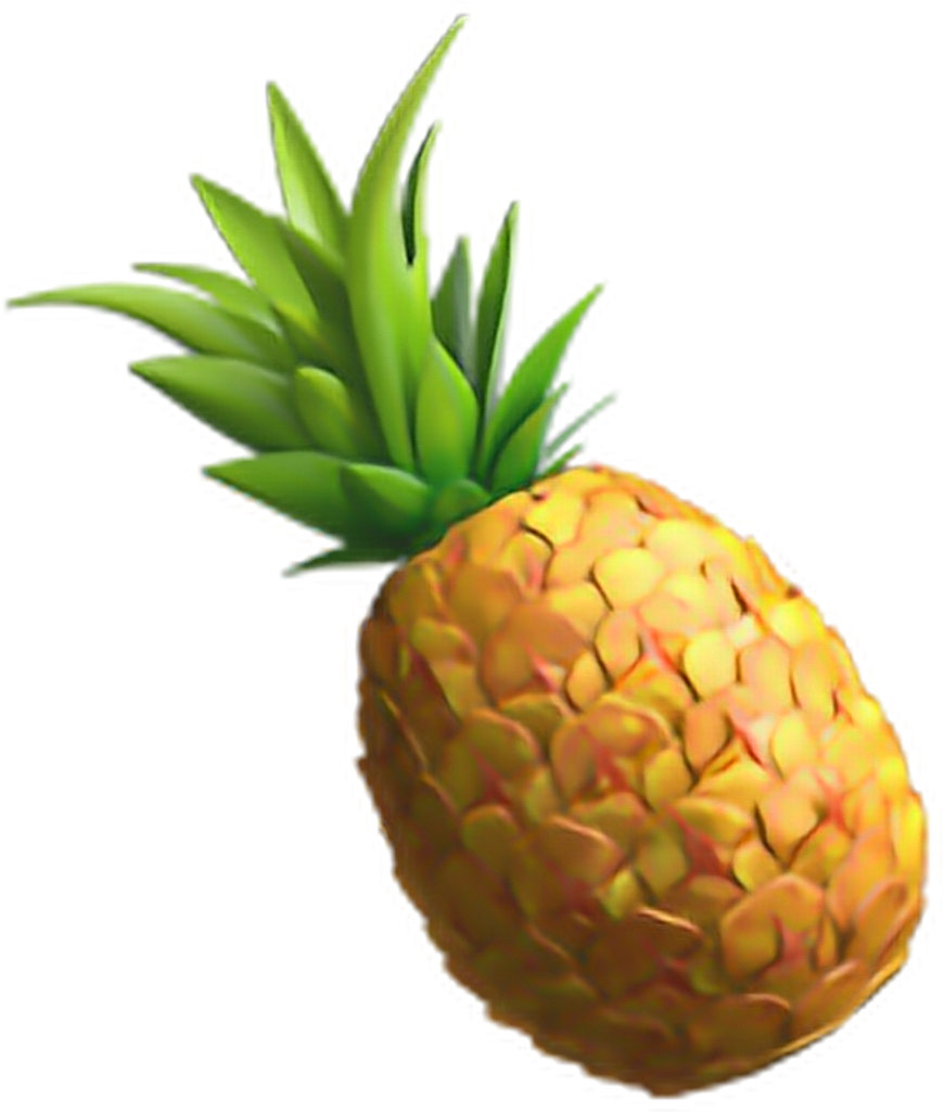 Emoji Sticker - Ananas Emoji (1024x1024), Png Download