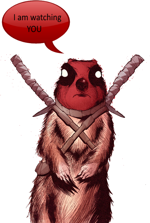 0 - Deadpool Squirrel (504x756), Png Download