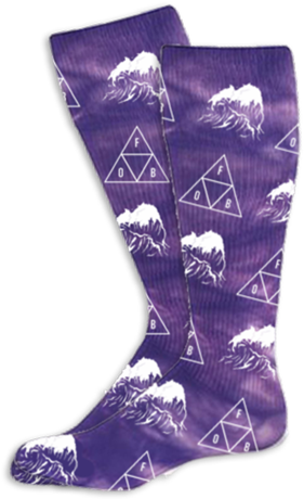 Fall Out Boy Mania Socks (600x600), Png Download