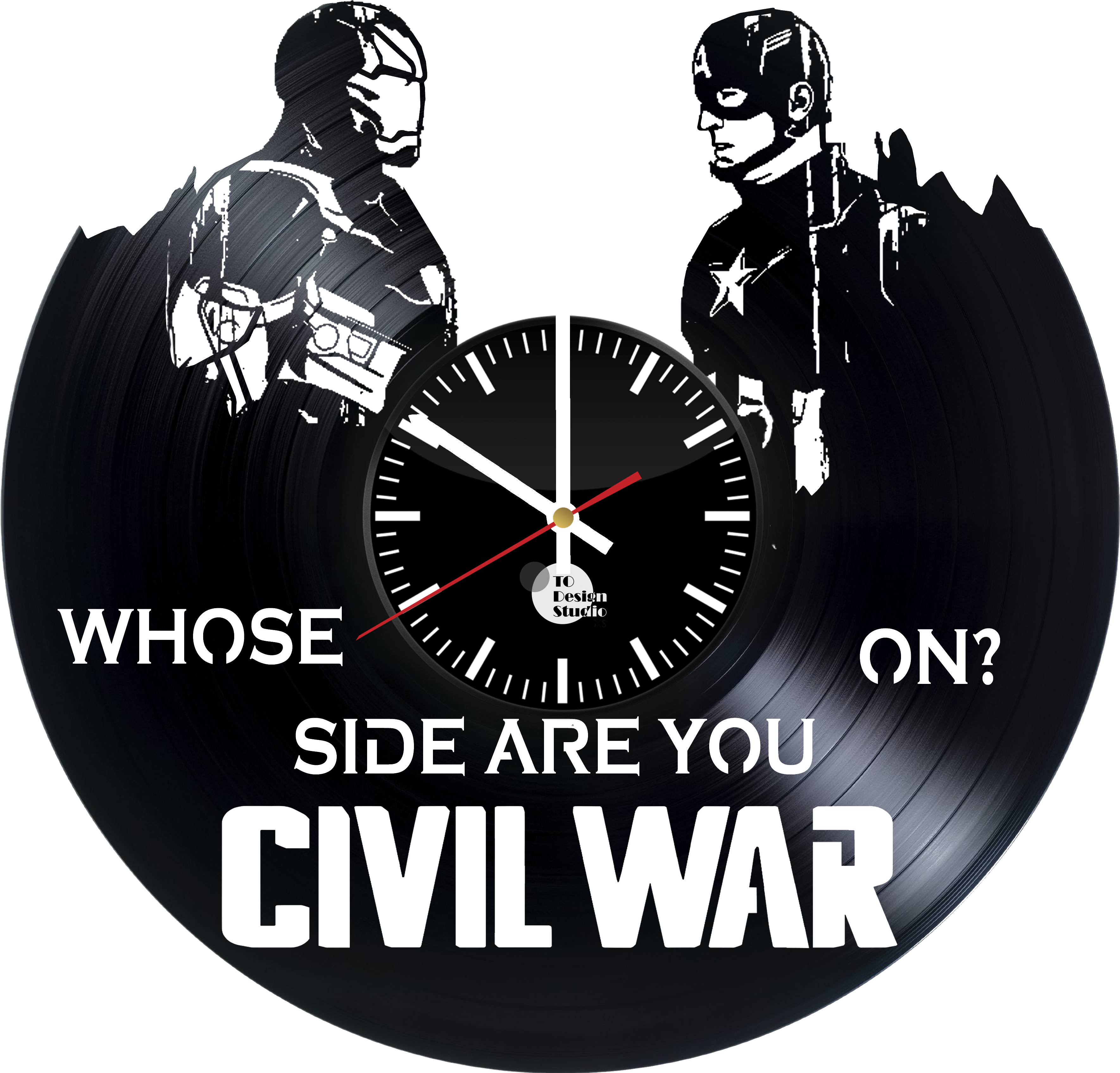 Capitan - Schallplattenuhr Bmw (4016x4016), Png Download