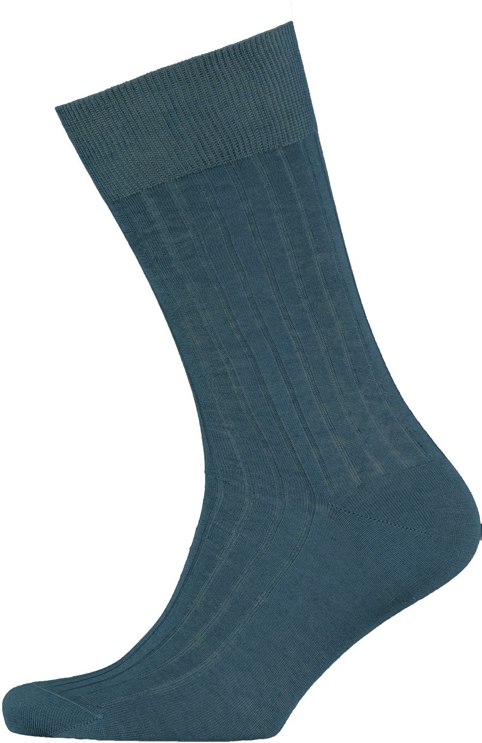 Coloured Socks Blue Jean - Sock (1000x1642), Png Download