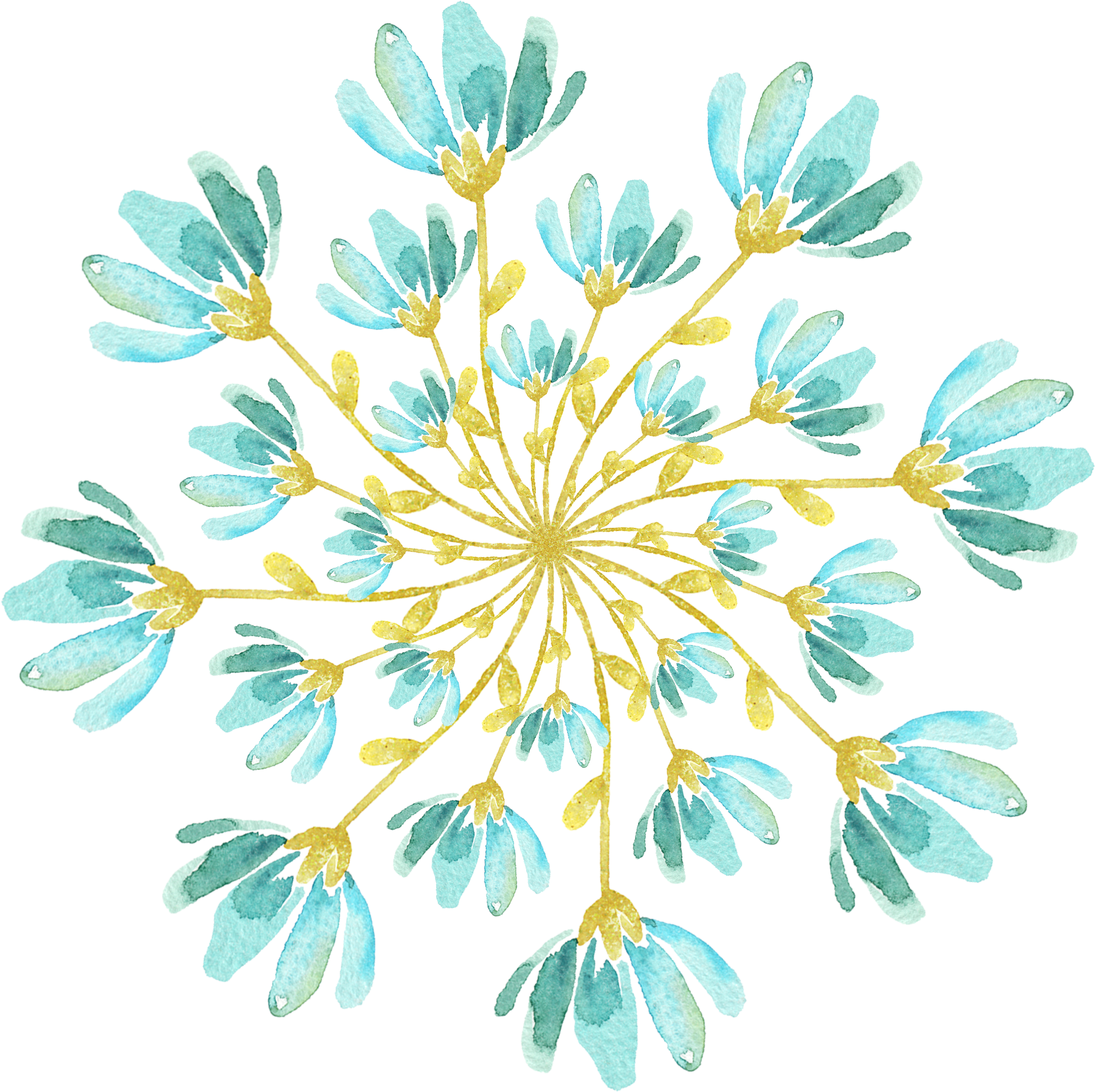 Simple Stylish Creative Watercolor Png And Psd (2000x2000), Png Download