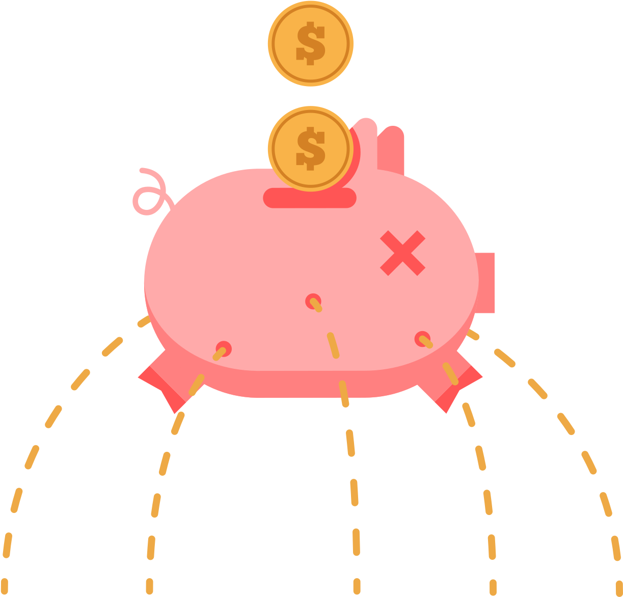 Perdendo Dinheiro 1 - Illustration (1600x1600), Png Download