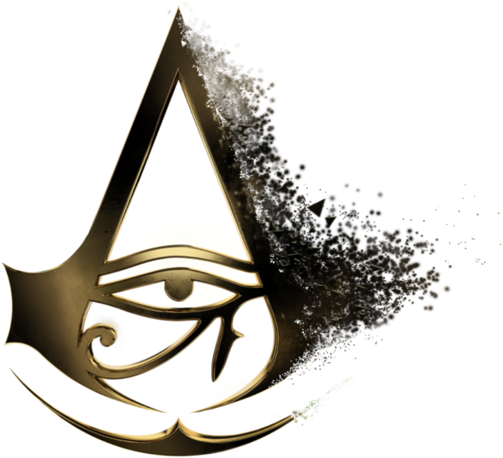 1-assassinscreedorig - - Assassin's Creed Origins Gold Logo (1032x774), Png Download