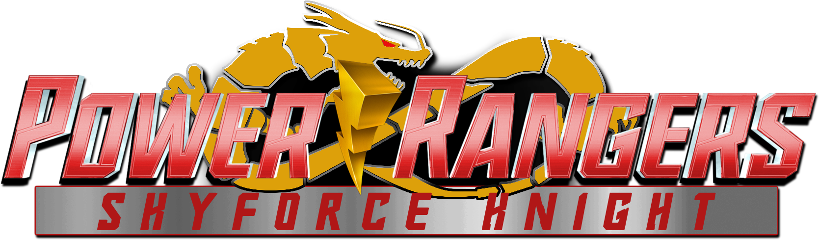 Power Rangers Skyforce Knight - Poster (1728x506), Png Download