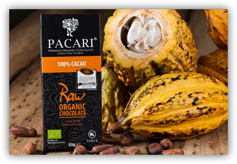 Raw100 V=1548772453 - Pacari 100 Cacao (821x569), Png Download