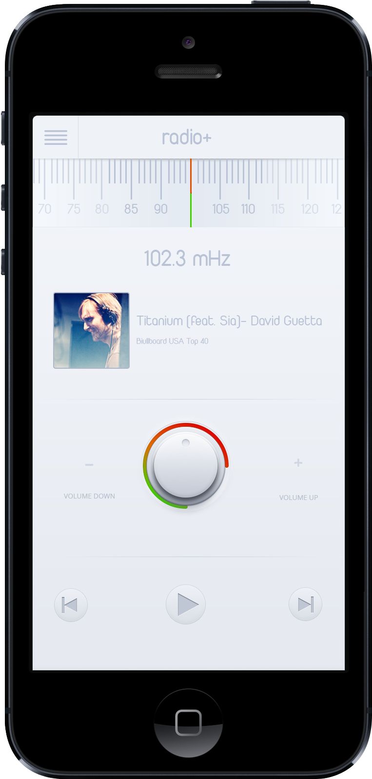 Radio App Iphone Realpixl - Verifone E335 (1200x1800), Png Download