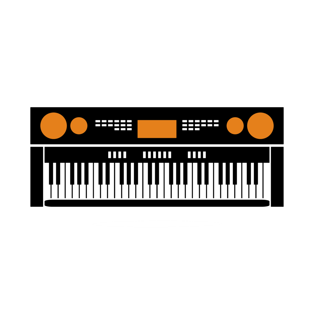 Piano Teacher - Piano Keyboard Icon Png (1000x1000), Png Download