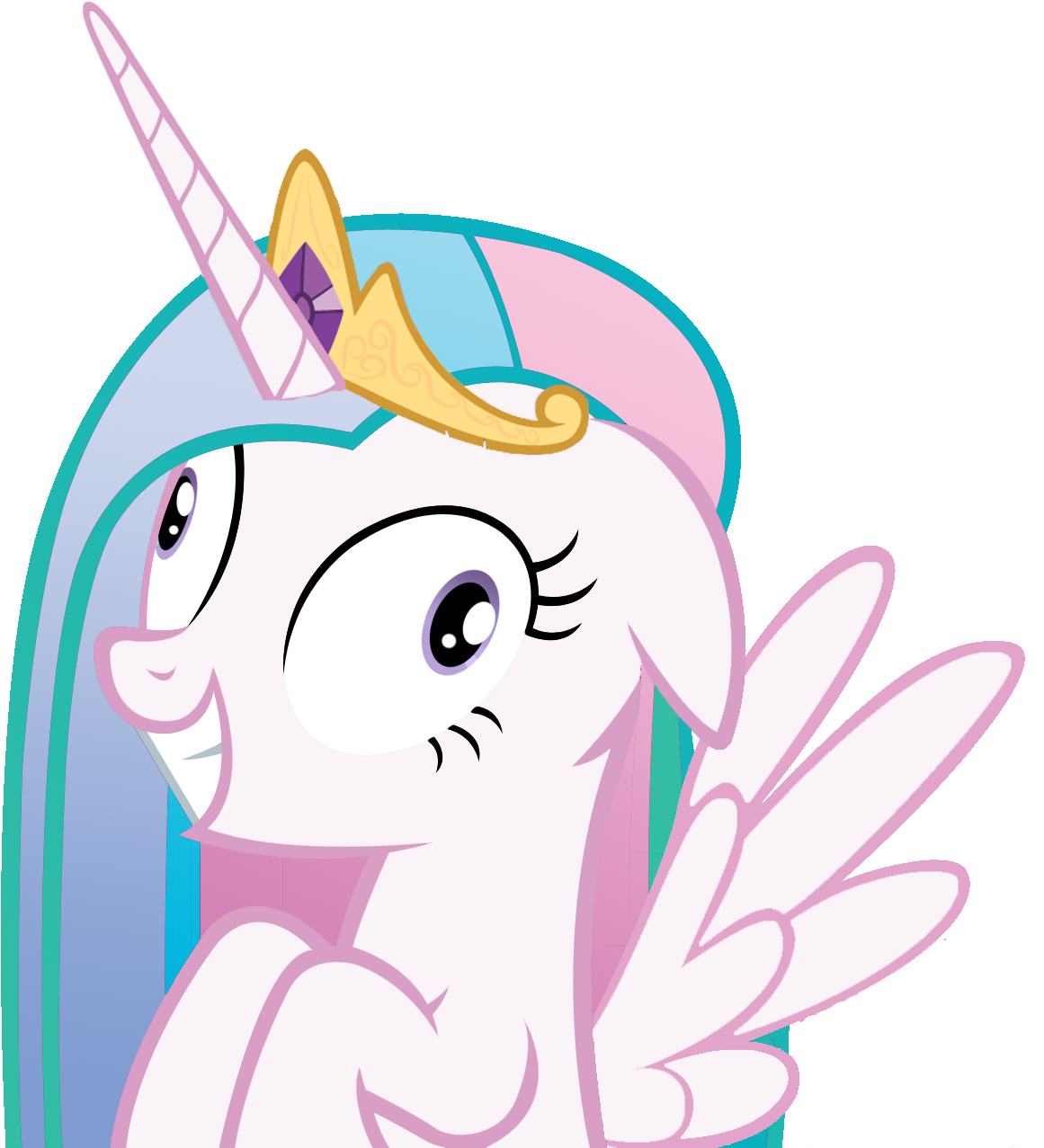Rarity Pinkie Pie Pony Rainbow Dash Princess Celestia - Pinkie Pie Derp (1276x1276), Png Download