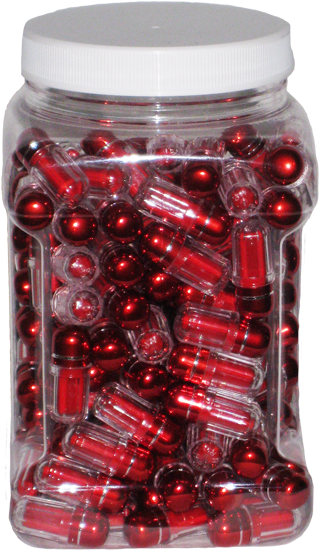 Ruff Single Pocket Capsule 180 Pills - Cranberry (600x614), Png Download