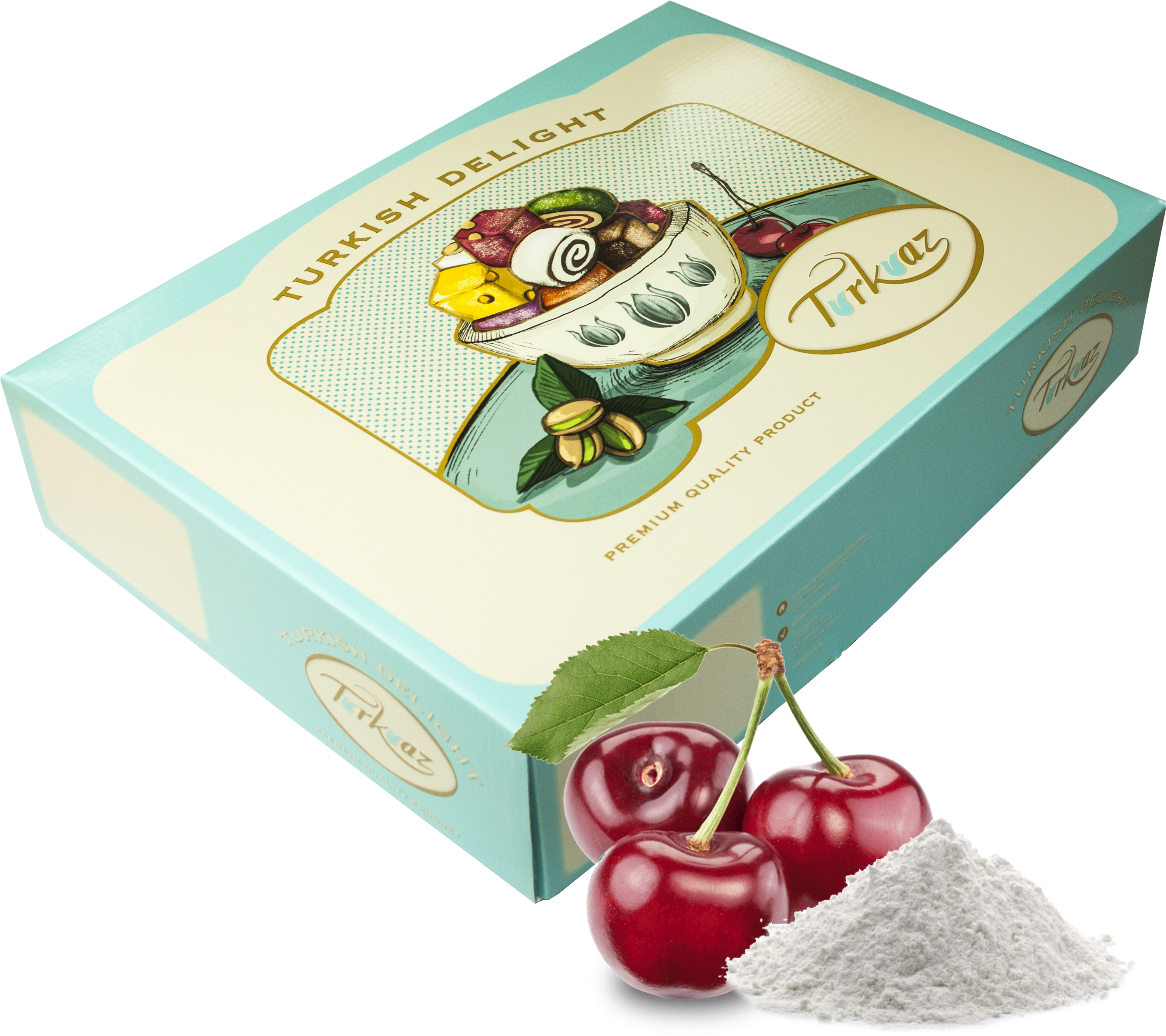 Cherry With Icing - Strawberry (2848x4272), Png Download