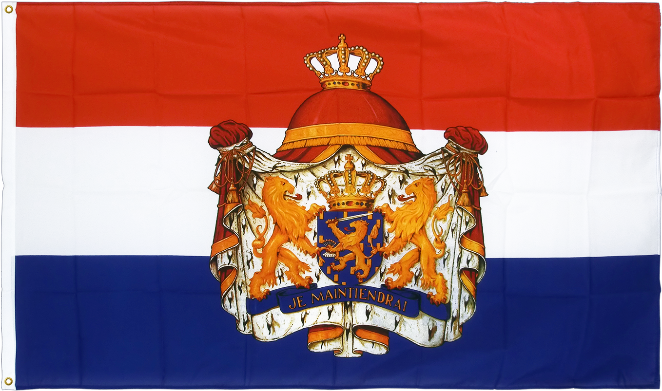 Netherlands With Crest - Coat Of Arms Netherlands Png (1500x1000), Png Download