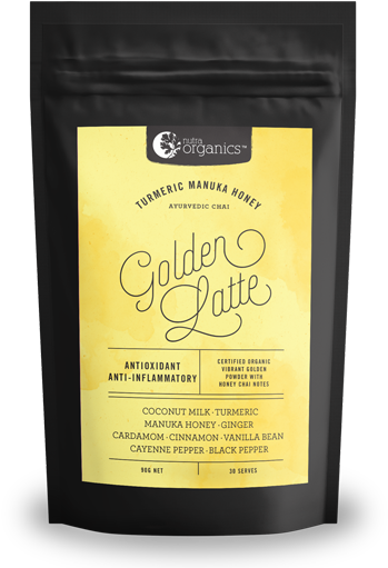 Nutra Organics Golden Latte Turmeric Manuka Honey - Golden Latte Nutra Organics (567x567), Png Download