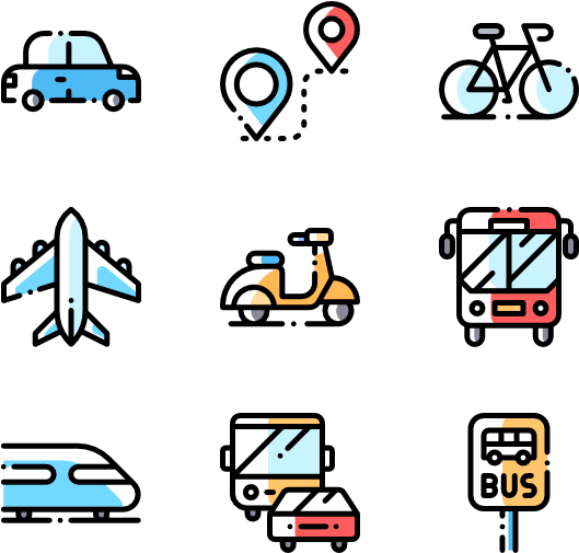 Transport Icon Packs (600x564), Png Download