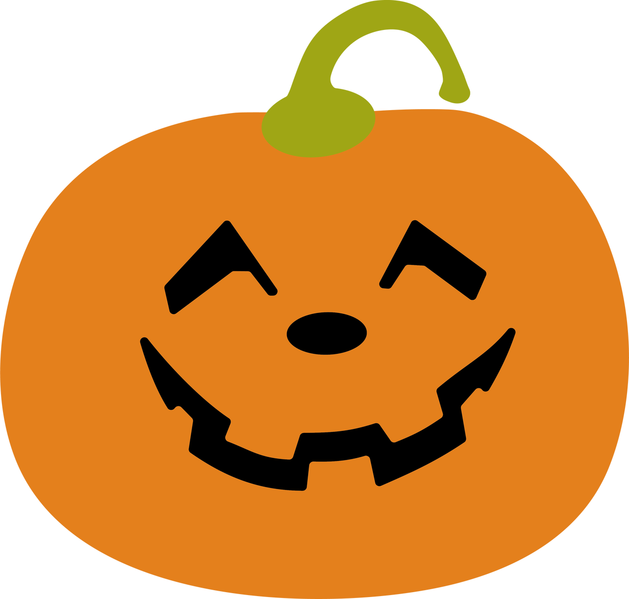 Categories - Jack-o'-lantern (1280x1219), Png Download