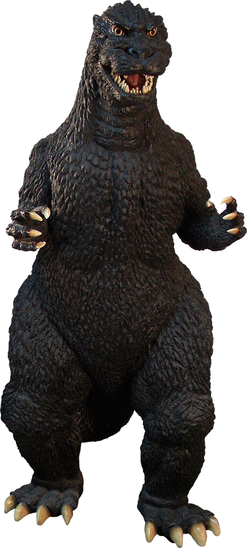 Kawakita Godzilla Statue - Godzilla Cutout (480x1065), Png Download