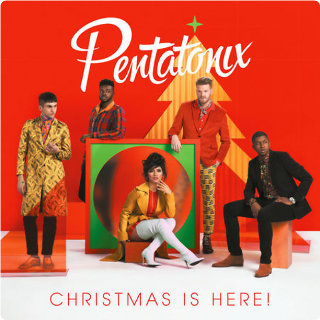 Pentatonix Christmas Is Here Album Cover (1200x628), Png Download